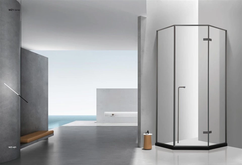 Casement Glass Door Shower Room